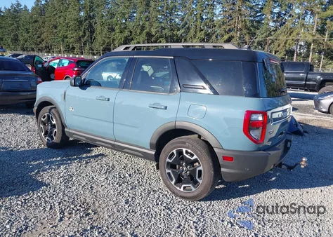 2022 Ford Bronco Sport Outer Banks z USA, uszkodzony, nr VIN 3FMCR9C62NRE27206